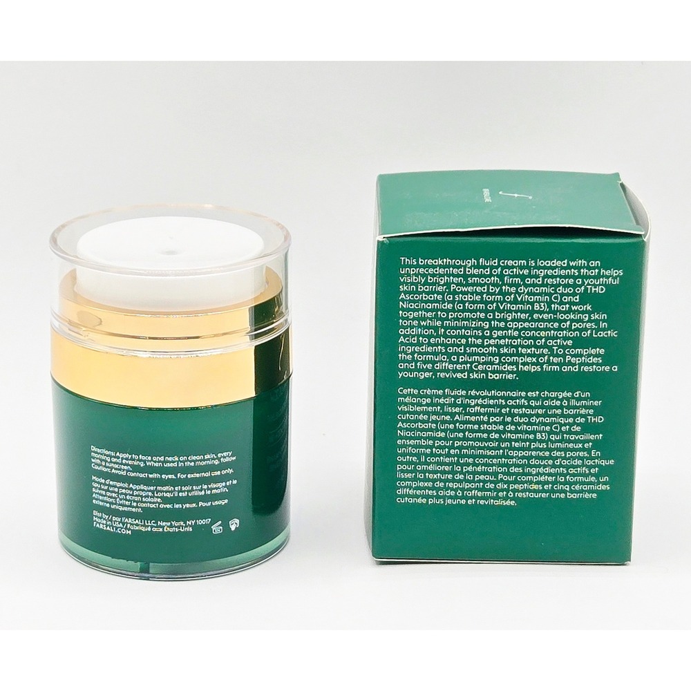 Farsali The Reset Renewal Fluid Cream Unisex 30ml 1fl oz Brighten Smooth Firm - Picture 2 of 5